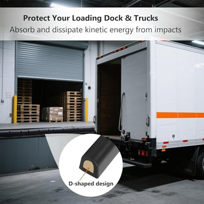 Heavy Duty Loading Dock Bumpers 39"L x 4" D, 19.6lb - size: 39''*4'' D Shape