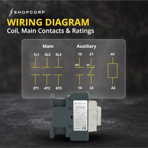 3 Pole AC Contactor 120V Coil 32 Amp Normally Open DIN Rail 2 Pack - style: 2 Pack