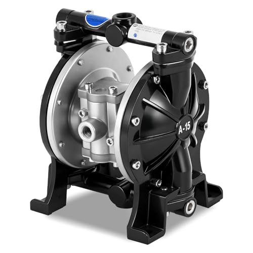 MXBAOHENG Air Operated Double Diaphragm Pump, Aluminum Alloy Body, 18L/min - size: 18L/min