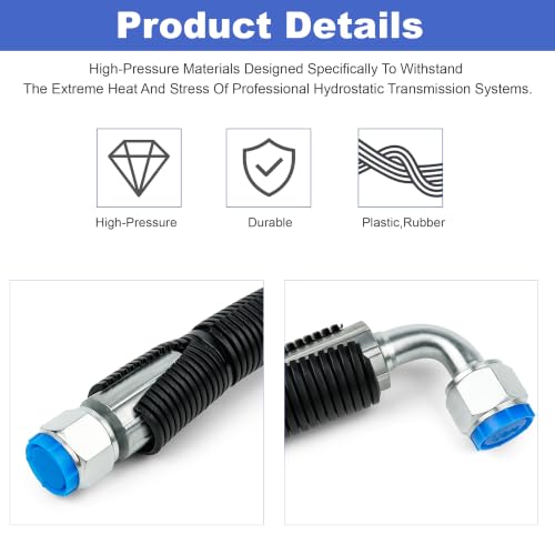 25" Hydro Transmission Hose Assembly for Ferris ProCut S IS500Z IS1500Z