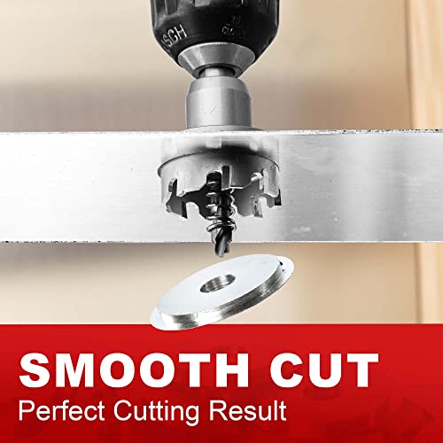 EZARC Carbide Hole Saw Heavy Duty, Hole Cutter for Stainless Steel, Sheet Metal 1-1/2" 38mm - size: 1-1/2" | 38mm, style: Single Pack