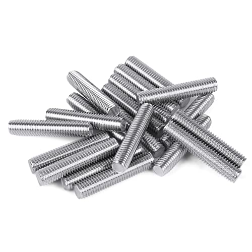 Pack of 20 M8 x 40mm 1.25mm Pitch 304 Stainless Steel Fully Threaded Rods Fasteners