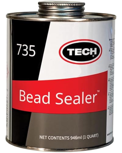 TECH Tire Bead Sealer - Rim-Leak Tubeless Tire Repair Solution 1 Quart