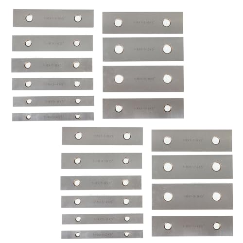 findmall 10 Pair 1/8 x 5 Accuracy Parallel Block Set 0.0002 Hardened Gage Gauge Tool Set - size: 10 Pair 1/8 x 5