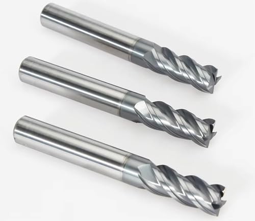 1/4" Extra Long 4-Flute Carbide Square End Mill, 4" OAL, 1Pc - size: 1/4" Extra Long (1 Pc), style: For Stainless Steel