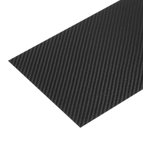 MECCANIXITY 1 Pcs Carbon Fiber Sheet 200x300x1mm Matte Surface Pultruded Flat Carbon Fiber Board Plate Twill Weave Panel Sheet for Kites RC Airplane - size: 200x300x1mm, style: Matte