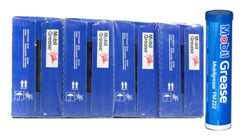 (10 Pack) - 13.7 oz Mobil Mobilgrease FM 222, NSF H1 Grease, 14oz 103294