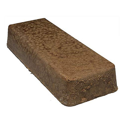 Benchmark Abrasives Buffing Compound for Cutting Removing Scratches on Brass Aluminum Pewter, Non-Ferrous Metals, Wood, Stainless Steel, 1 Pound Bar (Brown Tripoli) - style: Brown Tripoli