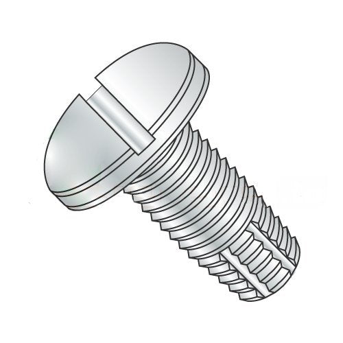 #8-32 x 3/8" Type F Thread Cutting Screws, Pan Head, Steel, 100 Pack