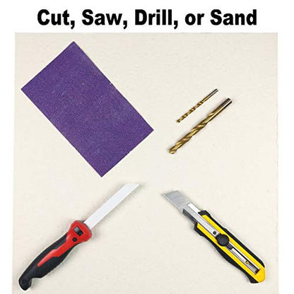 Ceramic Fiber Board Insulation, 2300F-Rated, 36" x 24" x ½”, Pack of 4, for Boiler, Stove, Forge, Kiln, Baffle Board, 1026 - size: 1/2" x 36" x 24"