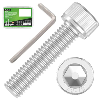 120 Pcs M2.5 x 8mm Button Head Socket Cap Screws - 304 Stainless Steel - size: M2.5x8