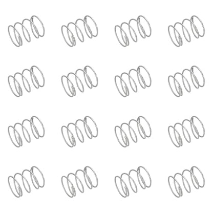 uxcell 50pcs 304 Stainless Steel Compression Springs 0.8mmx15mmx15mm Small - size: 15mmx15mm