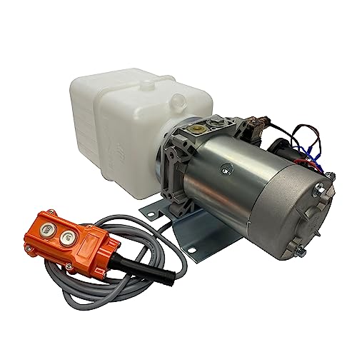 Magister Hydraulic Pump 12V DC Single Acting Power Unit with 10 Quarts Plastic Tank 2600PSI - color: Single Acting, size: 10 QTs