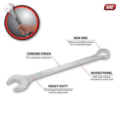 Performance Tool W378B 1-11/16 in. Jumbo Combination Wrench - size: 1-11/16", style: Jumbo Wrench