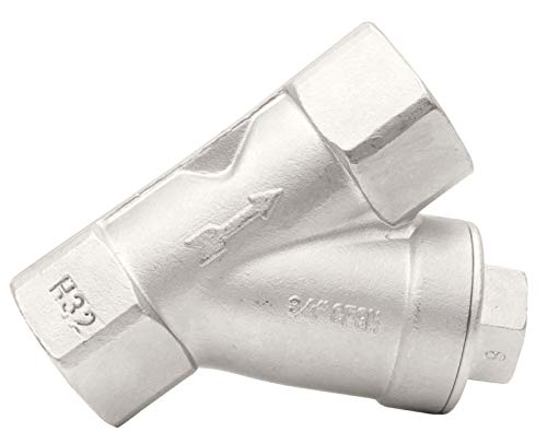 1/4" Stainless Steel Y-Strainer - 800WOG, FxF NPT 100mc Strainer - size: 1/4" 100micron
