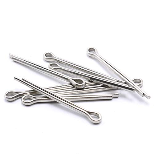 100pcs 304 Stainless Steel Cotter Pin Clip Key Fastner Fitting Assortment Kit for Automotive Mechanics Small Engine Repair，Automotive, Mechanics, Car Garage, Power Equipment, Cars, Trucks Law - size: 100pcs Cotter Pin Assortment Kit