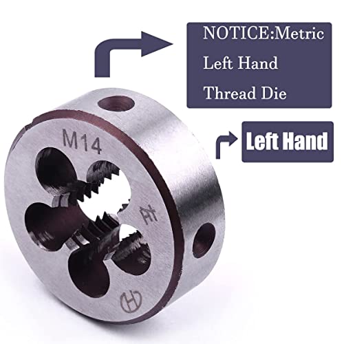 ATOPLEE 11pcs Metric Left Hand Thread Die Set M3-M20 - size: M3-M20