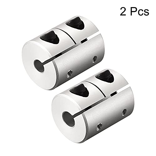 uxcell 2pcs 8mm to 8mm Shaft Coupling 25mmx20mm Coupler Aluminum Alloy - size: 8mm x 8mm