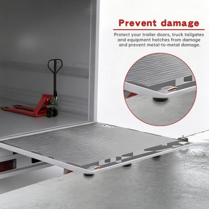 4Pack 2.5In Round Rubber Bump Stops, Trailer Ramp Door Shock Absorbing Pad