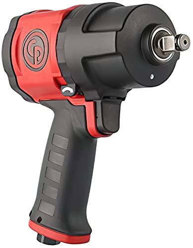 Chicago Pneumatic CP7748 1/2 Inch Air Impact Wrench, Red, Metal - size: 1-Inch Short Anvil, style: New Version