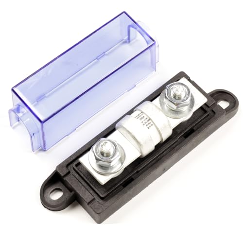 ZOOKOTO AC/DC250V Fuse Block 300A Class T Fuse Holder with 300amp, IR 10KA Fits for Inverters and High- Power Appliances in Marine Boats, Cars, Trucks, RVs - style: 250V 300A