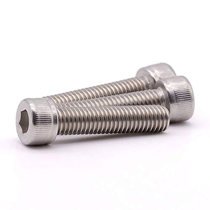 1/4"-20 x 3/4 inch Stainless Socket Head Cap Screws, 304 Stainless Steel 18-8, Allen Hex Drive, Full Thread Coverage, 30 Pack - size: 1/4-20 x 3/4"