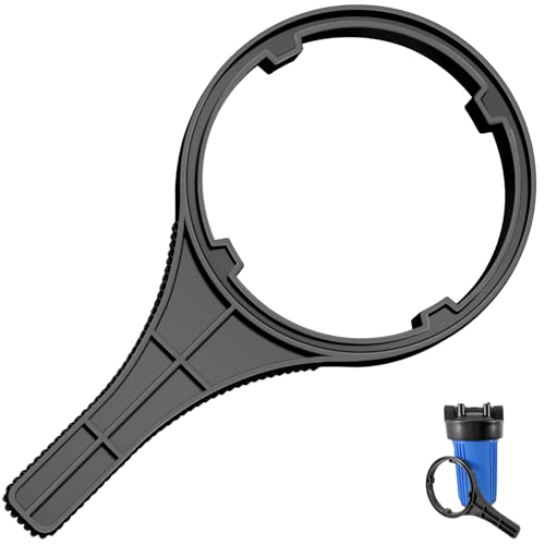 Magluv Heavy Duty Whole House Water Filter Wrench - 6.38" Max Inner Diameter, for Big Blue-Style Filter Housings, Water Filter Housing Wrench Compatible with 4.5"x10" or 4.5"x20" Cartridges