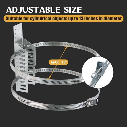 TTFLEX Expansion Tank Mounting Bracket Adjustable for 1 - 5 Gallon Tank