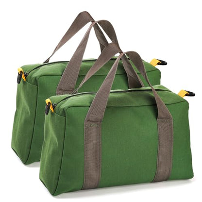 WRINGKIT 2 Pack Wide Mouth Tool Bags, 14 Inch, Large Capacity