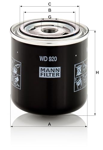 Mann Filter WD920 Spin-On Hydraulic Filter