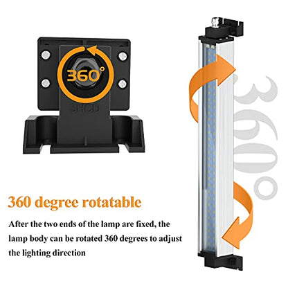 Led Industrial Machine Tube Light, IP66 Waterproof Explosionproof Work Lamp 13" 8W for CNC Internal, 110V to 220V Universal - size: 13 inch, 8W
