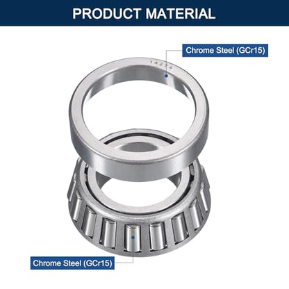 2 Pack 14137/274 Tapered Roller Bearing Cone and Cup Set - size: 14137/14274