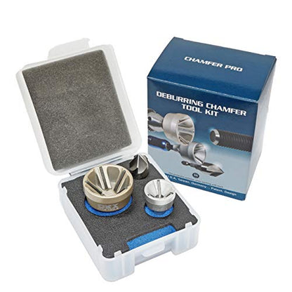 ORXPLUS Tools 3PC External & Internal Deburring Chamfer Tool Kit - size: Deburring Chamfer & Countersink Bit Kit