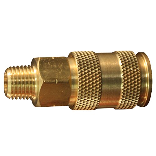 Milton 765 HI-Flo V-Style 'A,M,V' 1/4" MNPT Brass Body - size: Box of 10