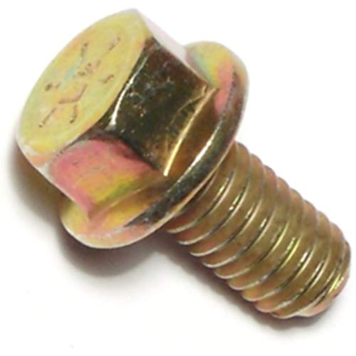 Hard-to-Find Fastener 014973240202 Grade 8 Coarse Hex Flange Bolts, 3/8-16 x 3/4, Piece-50 - size: 3/8-16 x 3/4"