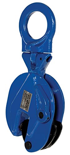 Vestil EPC-20 Steel Vertical Plate Clamp 2,000 Lb. Capacity Blue
