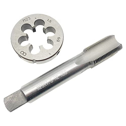 M23x1.5 Tap and Die Set RH Straight Fluted M23 x 1.5 Thread Right Hand - size: M23 x 1.5 Tap and Die Set RH
