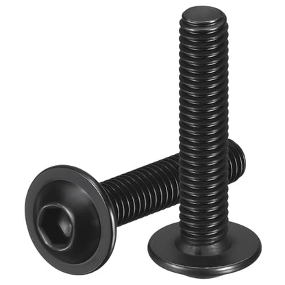 25pcs M6-1x30mm 304 SS Flanged Button Head Socket Cap Screws - size: M6-1x30