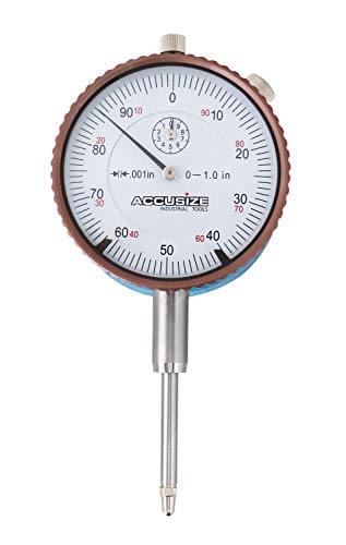 Accusize AGD 2 Magnetic Back Dial Indicator, 0-1in x 0.001in, EG08-1600 - size: 0-1" x 0.001" with magnetic back