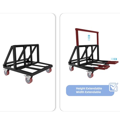 Lomive Heavy Duty Drywall Cart 3000 lbs Capacity Folding Panel Dolly