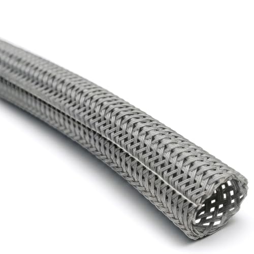 Electriduct 3/8" Hook Self Closing Wrap Around Sleeve - 25 Feet - Gray - color: Gray, size: 0.375 Inch