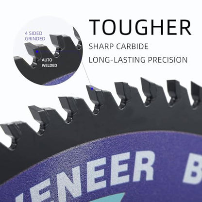 7-1/4”(185MM)-60T, Arbor 5/8"-Diamond, Smooth Cut Coasting. Circular Saw Blade, FRAMING&Ripping, for Laminate, Veneer Board, Plywood, Hard Wood, MDF and HDF Cutting - size: 7-1/4"(185mm) 60T
