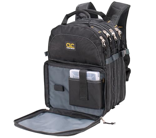 Custom Leathercraft1132 75-Pocket Tool Backpack - style: 75 Pocket Tool Backpack