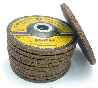 SIGNI 4 Inch Non Ferrous 10 Pack Grinding Wheel, Angle Grinder Abrasive Disc for Aluminum Copper Brass, Anti-Clog (Non-Loading)