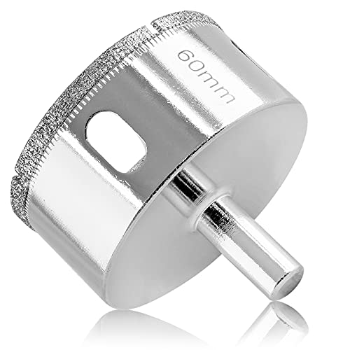Luomorgo 60mm/2 3/8 inch Diamond Hole Saw - size: 1Pcs, 60mm / 2 3/8 inch
