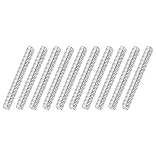 uxcell 10Pcs Fully Threaded Rod M2.5 x 0.45mm Pitch 20mm/0.8 Inch Threaded - size: M2.5x0.45mmx20mm