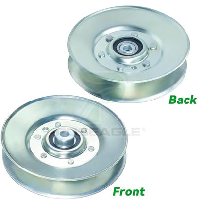 2 Pack 756-3045A Idler Pulley for Cub Cadet LT2042 2166 Lawn Mower - size: 2x756-3045