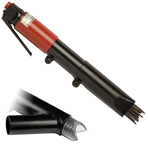 CS Unitec | 121.2099 VS | Industry Standard 2B 19-Needle Scaler with Vacuum Shroud – Reliable Performance for Any Job – Made in England - style: (C) 2B Needle Scaler w/ Vacuum Shroud