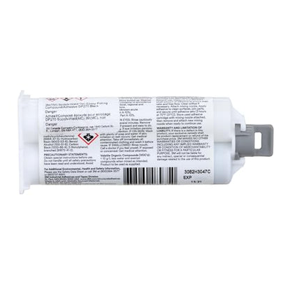 3M Scotch-Weld Epoxy Potting Compound DP270, Black, 48.5mL Duo-Pak, 1 Each - size: 48 mL (1.64 fl oz)