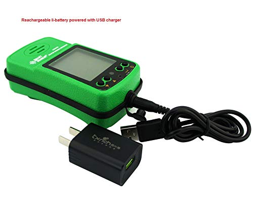 Portable SO2 Gas Monitor Tester 0~20ppm Digital LCD Display Rechargeable Li-Battery Powered Alarm Handheld Sulfur Dioxide Gas Detector Analyzer Sensor